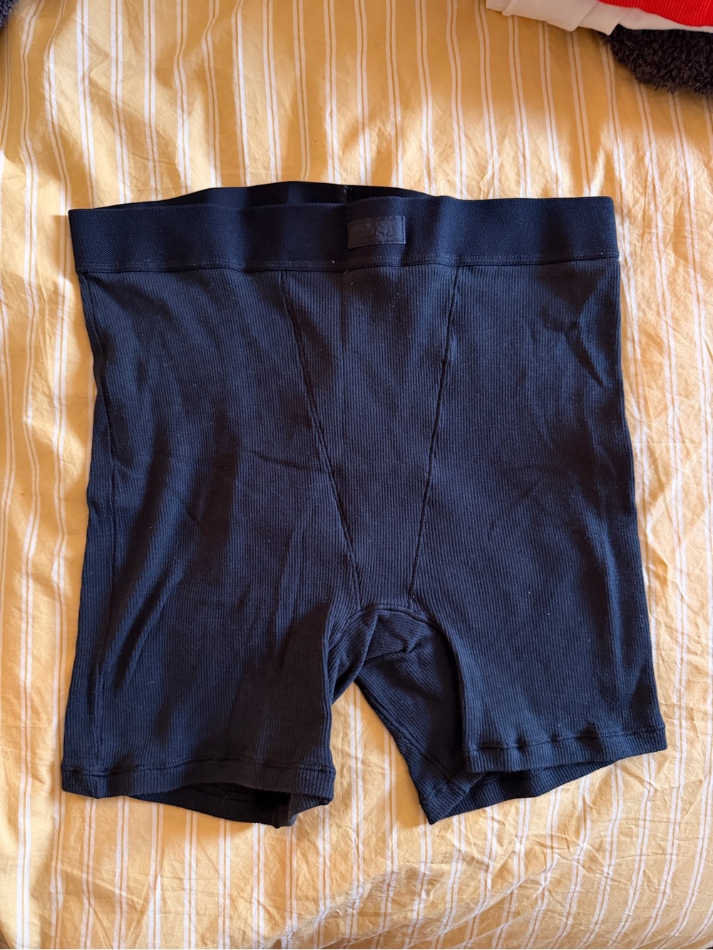Skims cotton rib boxer shorts